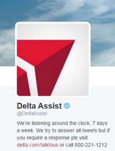 Delta Assist Twitter