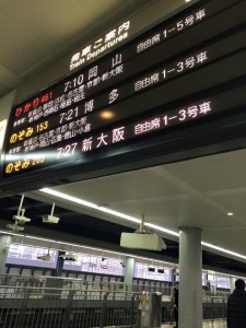 Japanese Train Station Sign