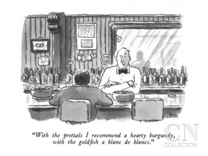 john-jonik-with-the-pretzels-i-recommend-a-hearty-burgundy-with-the-goldfish-a-blan-new-yorker-cartoon